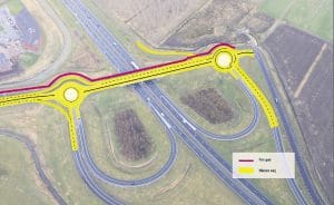 Werkzaamheden  knooppunt Westerbroek