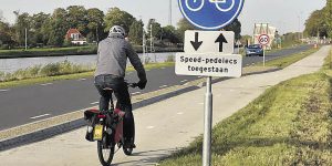 Hoort een Speed-pedelec op de weg of het fietspad?